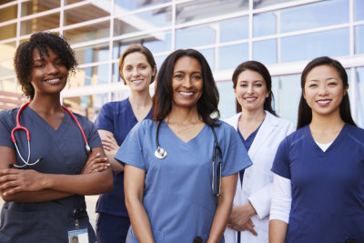 Female healthcare colleagues